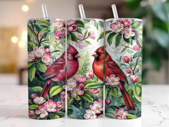 Cardinal Valentine Tumbler Wraps Graphics Review