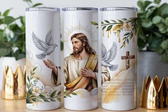 Divine Serenity Clouds Tumbler Wraps