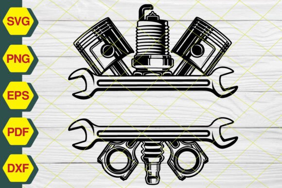 Mechanic Tools SVG Graphics for Digital Sellers