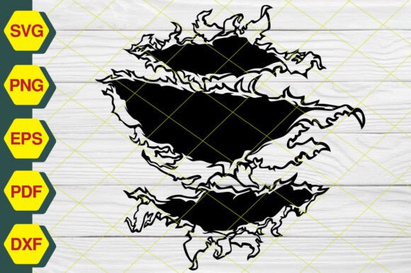 Ripped SVG Graphics & Illustrations for Handmade Crafting