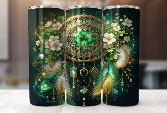 Shamrock Dreamcatcher Tumbler Wraps & Graphics